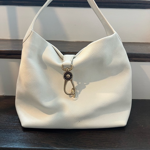 Dooney & Bourke Cream Hobo Bag - Picture 2 of 5